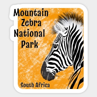 Mountain Zebra National Park, South Africa Sticker